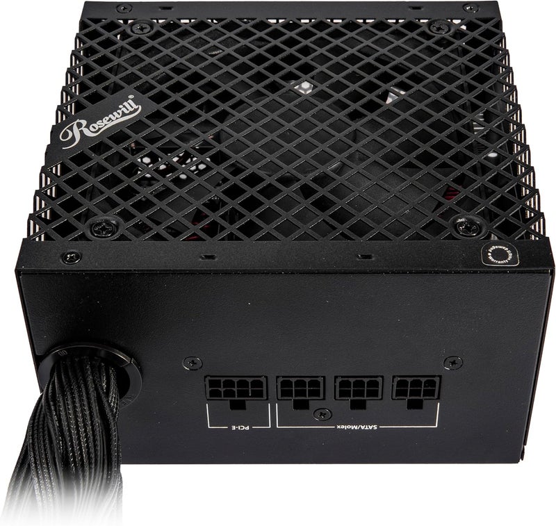 Rosewill VSB 850W 80+ Bronze, ATX 3.0 & 3.1 Compatible, Semi-Modular Power Supply, PCIe 5.1 12V-2x6 Connector, 105°C/221°F Japanese Capacitor, 120mm ICB Silent Fan - 5 Year Warranty - Image 5